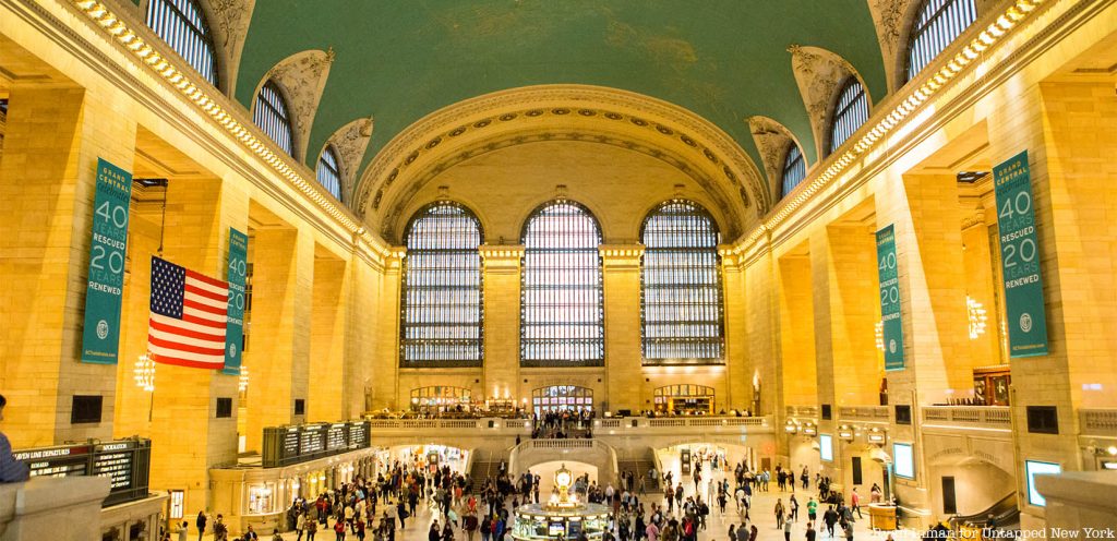 Incrível arquitetura do Grand Central em Nova York.