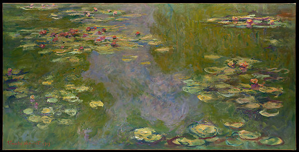 Famosa pintura de Claude Monet no Metropolitan Museum of Art em Nova York.