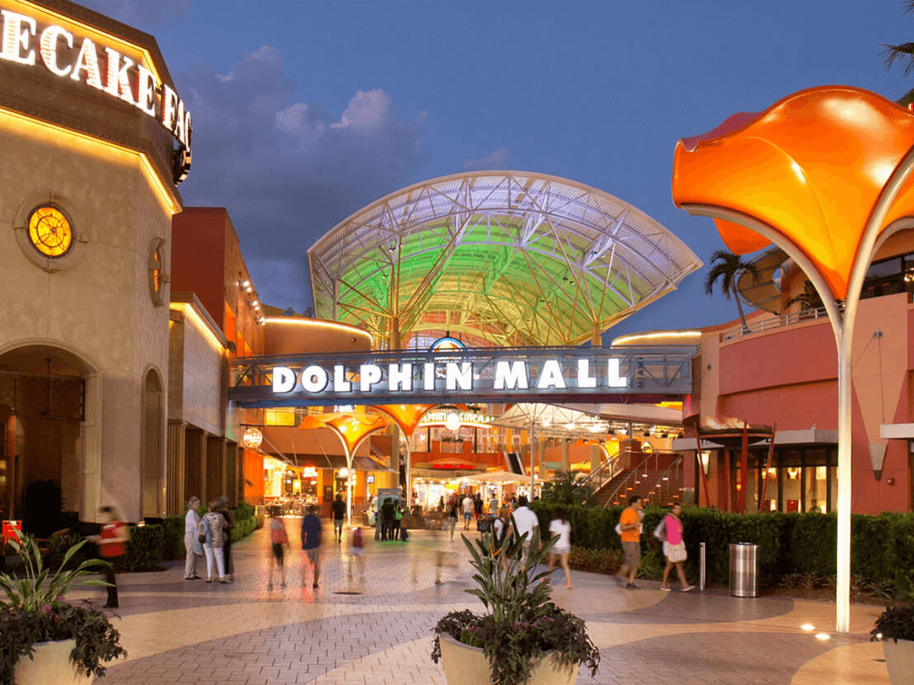 Dolphin Mall em Miami.