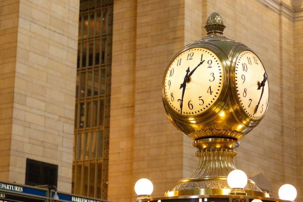 Famoso Relógio do Grand Central Terminal em Nova York.