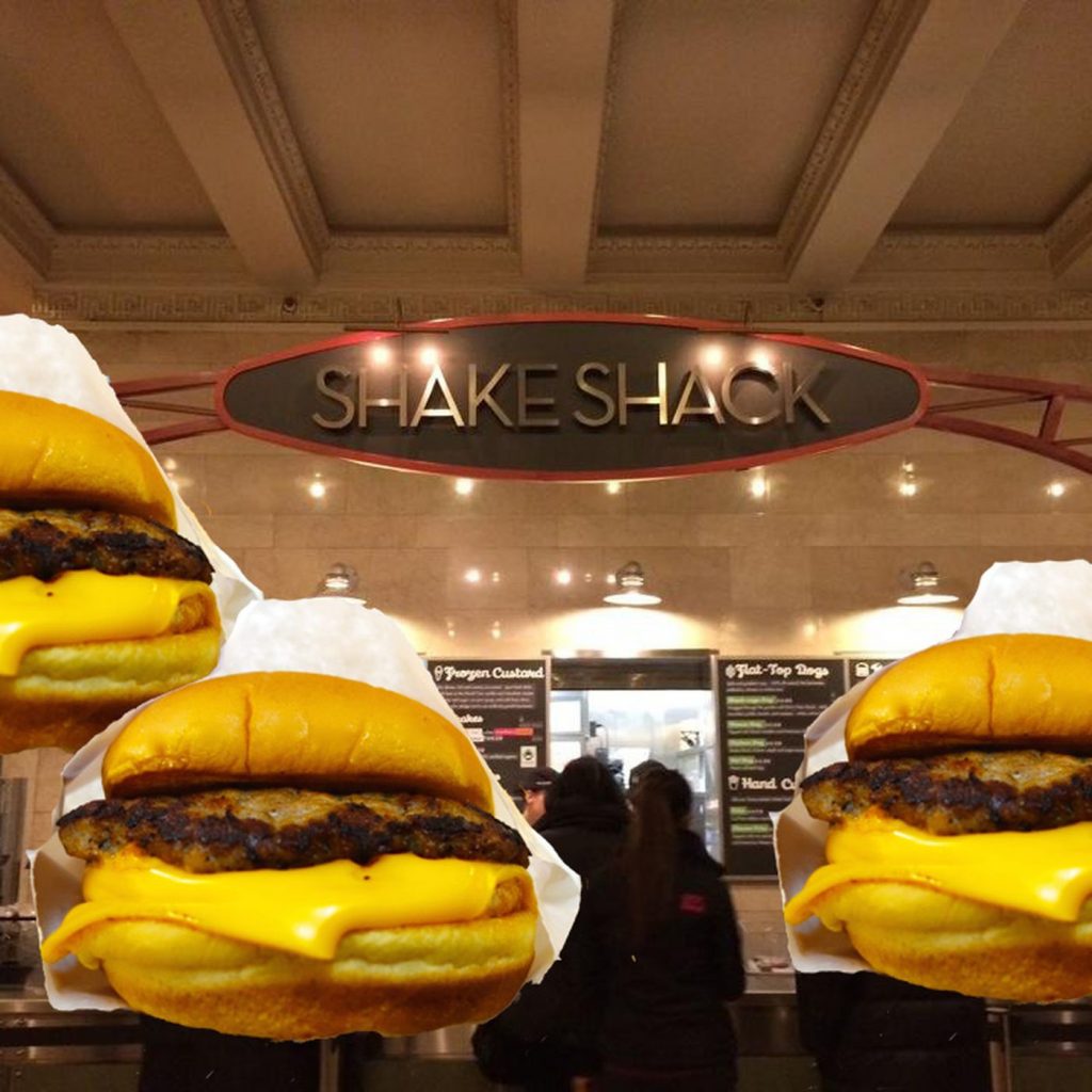 Shake Shack dentro da Estação.