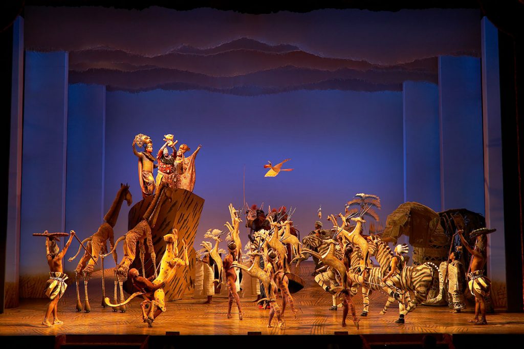 Musical "O Rei Leão" na Broadway.