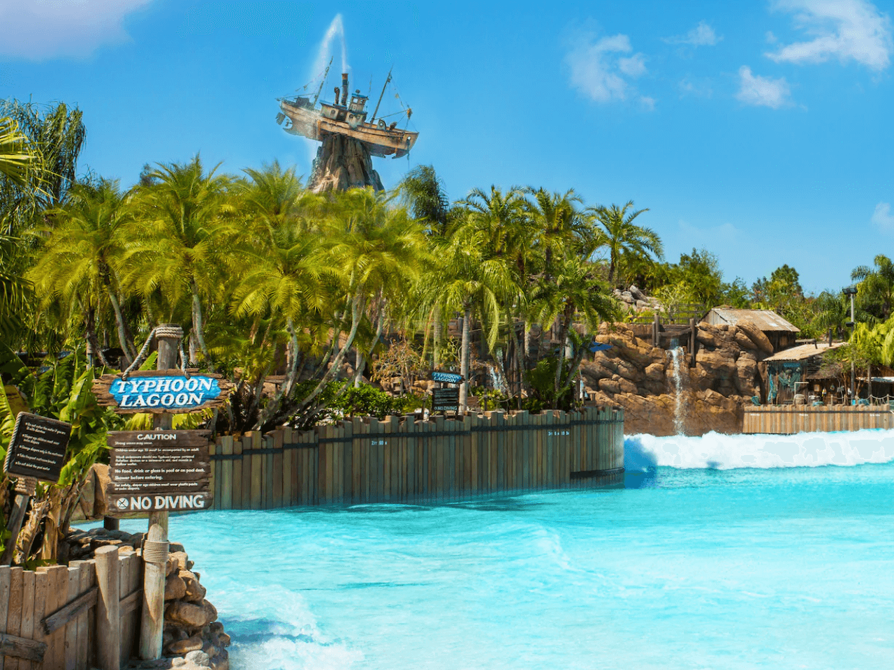Disney's Typhoon Lagoon parque aquático em Orlando Descubra EUA