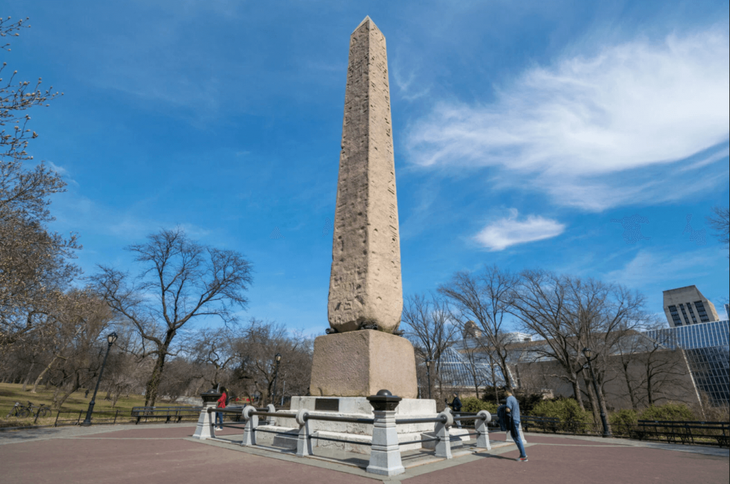 Monumento Cleopatra’s Needle Obelisk, no Central Park New York.